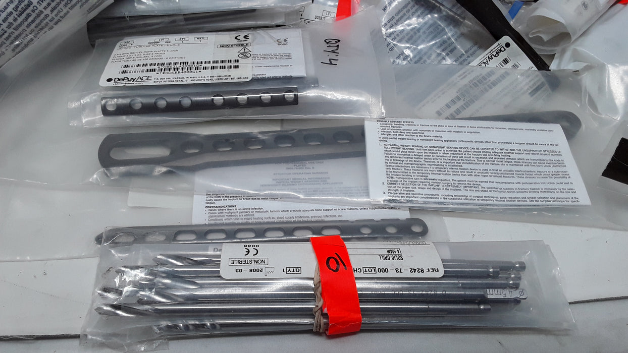 Synthes, Inc. Synthes, Inc. Depuy Lot of Implants Cortex Cancellous Screws Drill Bits and More Surgical-Lot reLink Medical