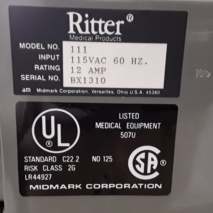 Ritter Ritter 111 Exam Chair Beds & Stretchers reLink Medical
