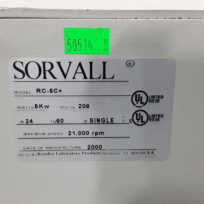 Sorvall Sorvall RC-5C+ Refrigerated Superspeed Centrifuge Centrifuges reLink Medical