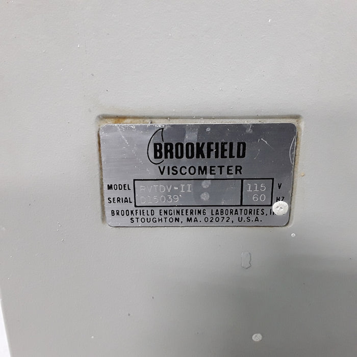 Brookfield Brookfield Model DV-II Digital Viscometer Research Lab reLink Medical