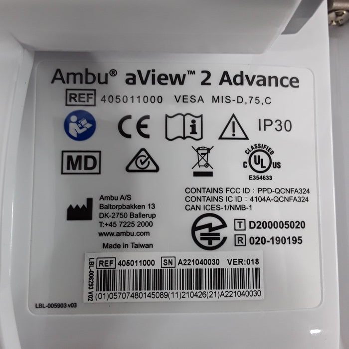 Ambu Ambu 405011000 aView 2 Advance Monitor Surgical Equipment reLink Medical