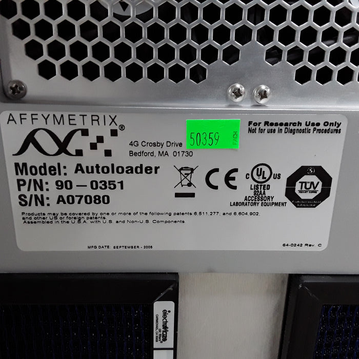 Affymetrix 3000 7G Genechip Autoloader Scanner