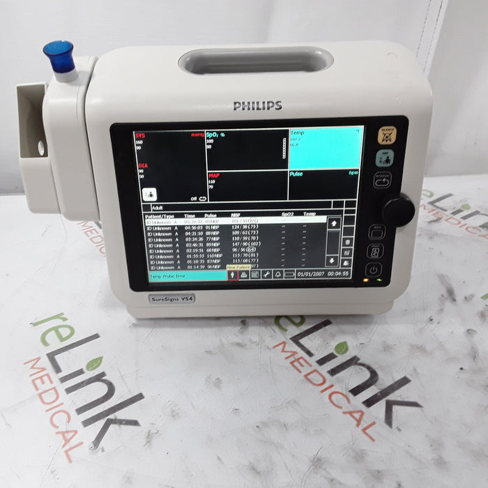 Philips Healthcare Philips Healthcare Suresigns VS4 Vital Signs Monitor Patient Monitors reLink Medical