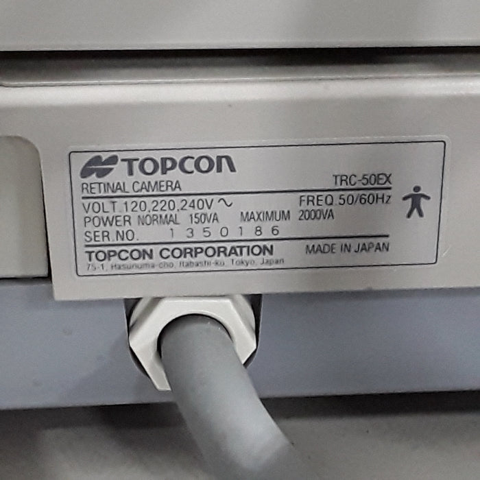 Topcon Medical Topcon Medical TRC-50EX Retinal Camera Ophthalmology reLink Medical