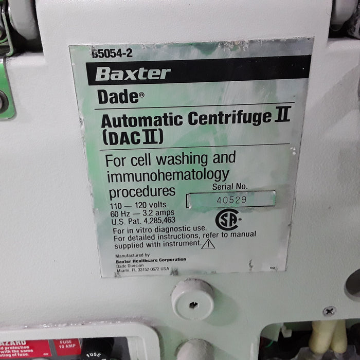 Baxter Healthcare Baxter Healthcare DAC II Centrifuge Centrifuges reLink Medical