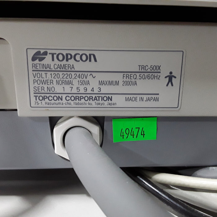 Topcon Medical Topcon Medical TRC-50IX Retinal Camera Diagnostic Exam Equipment reLink Medical