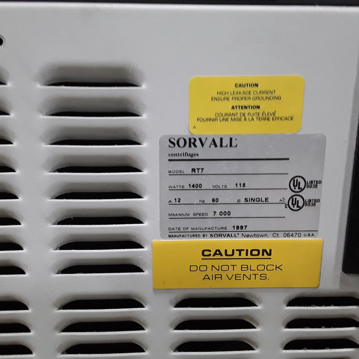 Sorvall Sorvall RT-7 PLUS Refrigerated Centrifuge Centrifuges reLink Medical