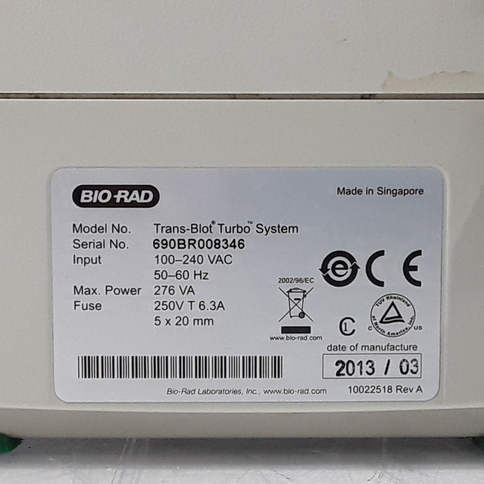 Bio-Rad Bio-Rad Trans-Blot Turbo System Transfer System Research Lab reLink Medical