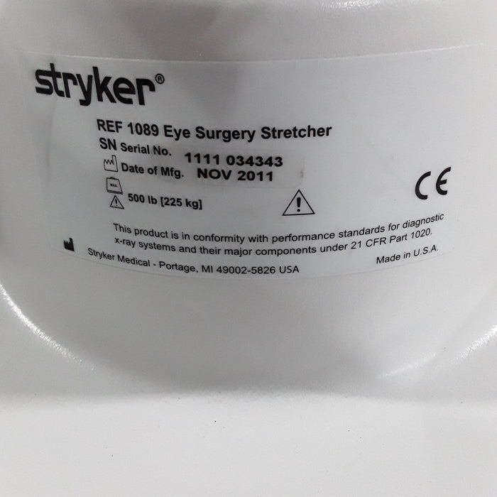 Stryker Medical Stryker Medical 1089 Eye Surgery Stretcher Beds & Stretchers reLink Medical