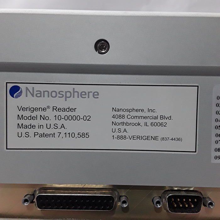 Nanosphere, Inc. Nanosphere, Inc. Verigene SP Benchtop Analyzer Research Lab reLink Medical