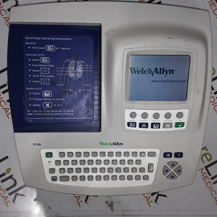 Welch Allyn Inc. Welch Allyn Inc. CP200 Electrocardiograph Cardiology reLink Medical