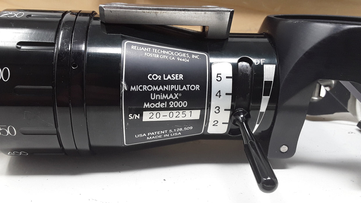 Reliant Laser Corporation UniMax Model 2000 CO2 Laser Micromanipulator