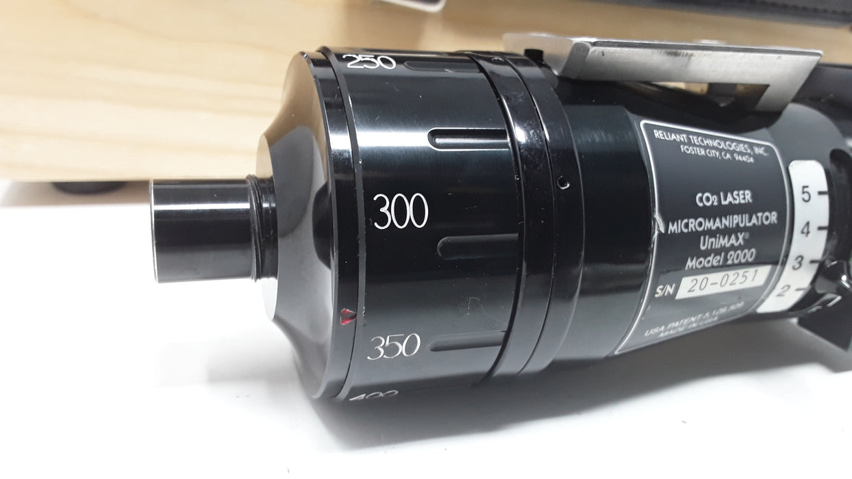 Reliant Laser Corporation UniMax Model 2000 CO2 Laser Micromanipulator