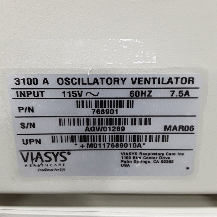 CareFusion CareFusion SensorMedics 3100A Oscillatory Ventilator Respiratory reLink Medical