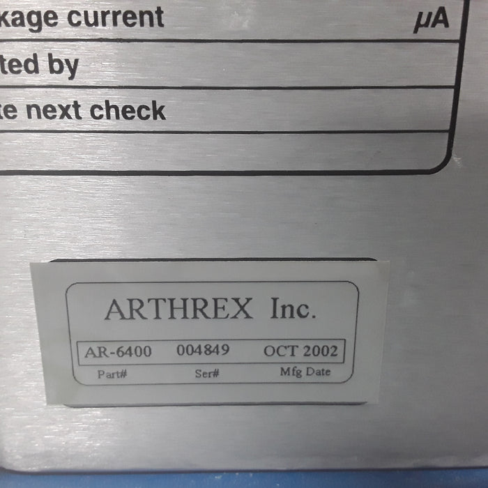 Arthrex Arthrex Continuous Wave 2 Arthroscopy Pump Surgical Equipment reLink Medical