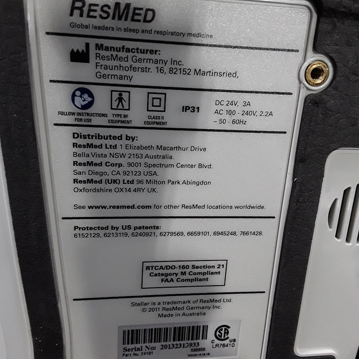 ResMed ResMed Stellar 150 Noninvasive Ventilator Respiratory reLink Medical