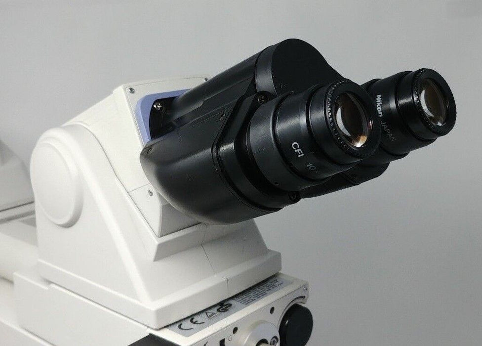 Nikon Nikon Microscope Eclipse E400 with Dual Head Bridge Lab Microscope reLink Medical
