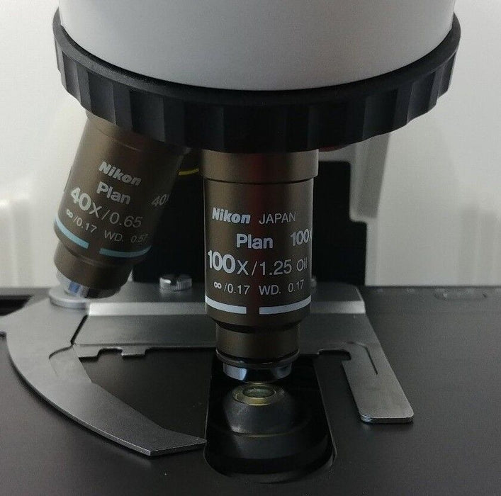 Nikon Nikon Microscope Eclipse E400 with Dual Head Bridge Lab Microscope reLink Medical