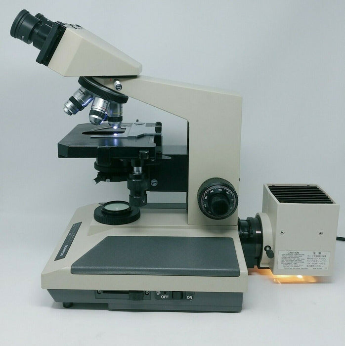 Olympus Olympus Microscope BH2 BH-2 with 100W Lamphouse and 50x Oil Objective Lab Microscope reLink Medical
