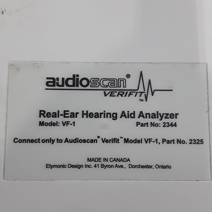 Audioscan Audioscan VF-1 Verifit Real-Ear Hearing Aid Analyzer Audiology reLink Medical