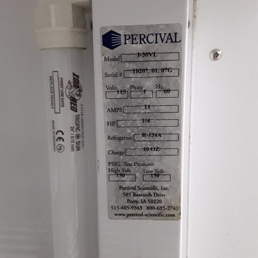 Percival Scientific Percival Scientific I-30VL Environmental Chamber Research Lab reLink Medical
