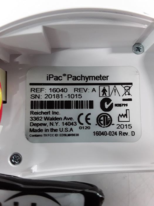 Reichert Reichert iPac Pachymeter Ophthalmology reLink Medical