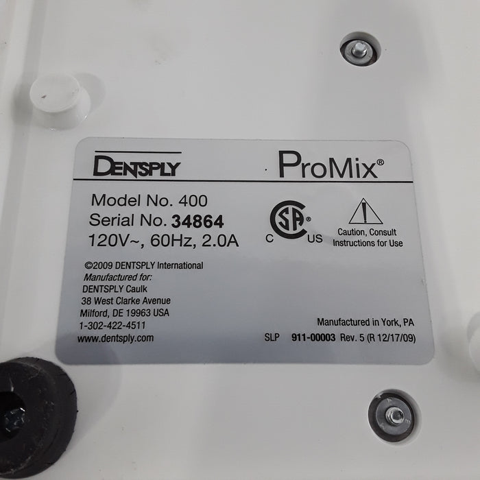 Dentsply Dentsply ProMix 400 Dental Amalgamator Mixing System  reLink Medical
