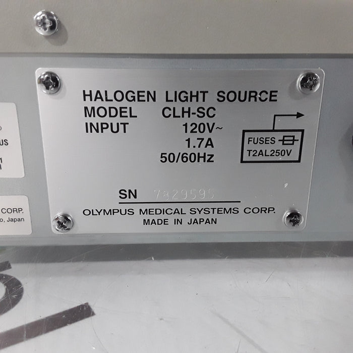 Olympus Corp. Olympus Corp. CLH-SC Halogen Light Source  reLink Medical