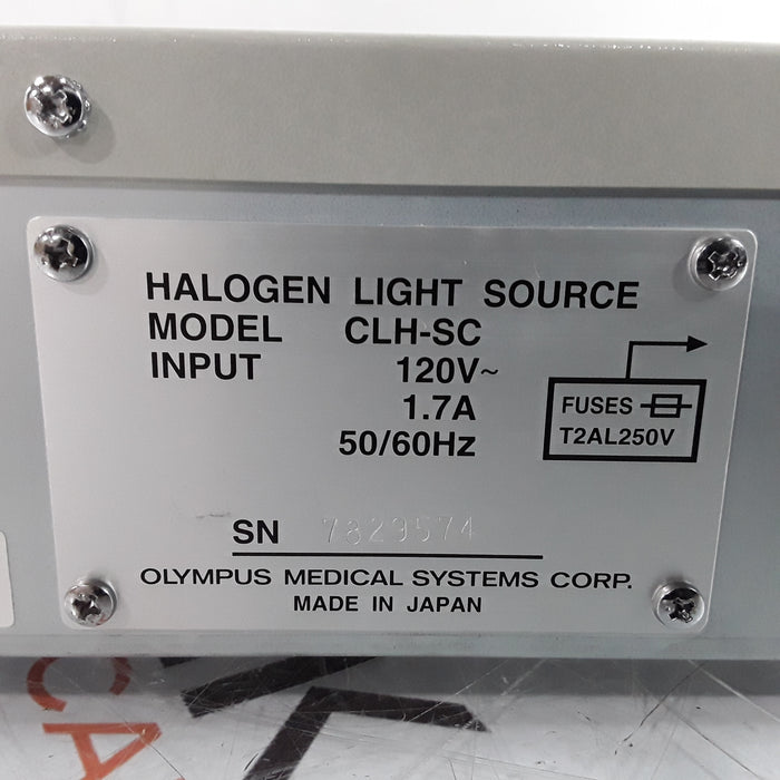 Olympus Corp. Olympus Corp. CLH-SC Halogen Light Source  reLink Medical