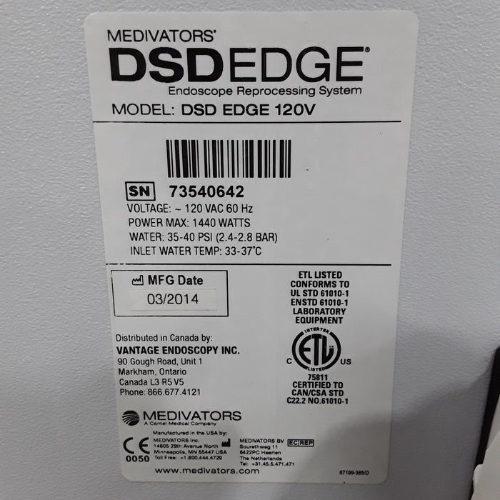 Medivators Medivators DSD Edge Endoscope Reprocessor  reLink Medical
