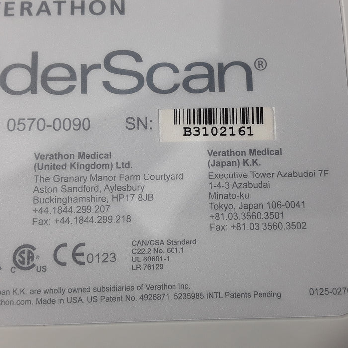 Verathon Medical, Inc Verathon Medical, Inc BladderScan BVI 3000 Bladder Scanner Surgical Equipment reLink Medical