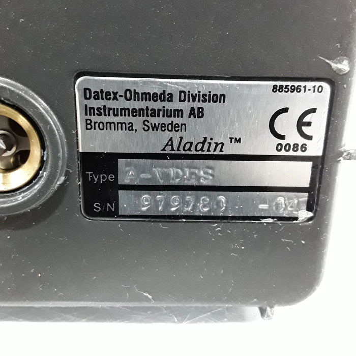 Datex-Ohmeda Datex-Ohmeda Aladin Desflurane Vaporizer Cassette Anesthesia reLink Medical