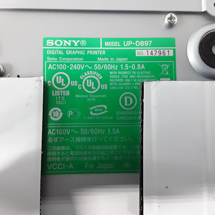 Sony Sony UP-D897 Digital Graphic Printer Imaging Medical CR and Imagers reLink Medical