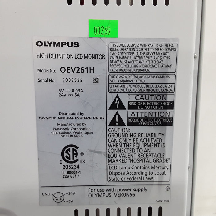 Olympus Corp. OEV261H Surgical Monitor