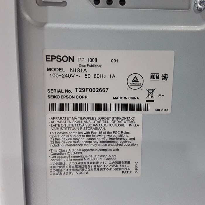 Epson Epson N181A PP-100II CD DVD Disc Publisher Printer Computers/Tablets & Networking reLink Medical