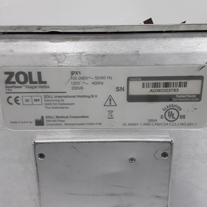 ZOLL Medical Corporation ZOLL Medical Corporation SurePower 4 Bay Charger Station Research Lab reLink Medical
