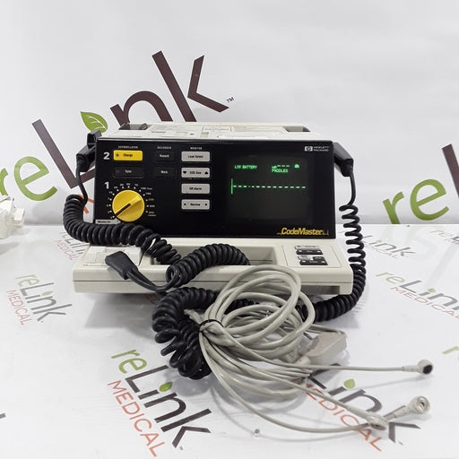 Hewlett Packard Hewlett Packard CodeMaster XL+ M1722A Defib Defibrillators reLink Medical