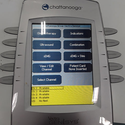 Chattanooga Group Chattanooga Group Vectra Genisys 2761 2-Channel Ultrasound Combo Unit Fitness and Rehab Equipment reLink Medical