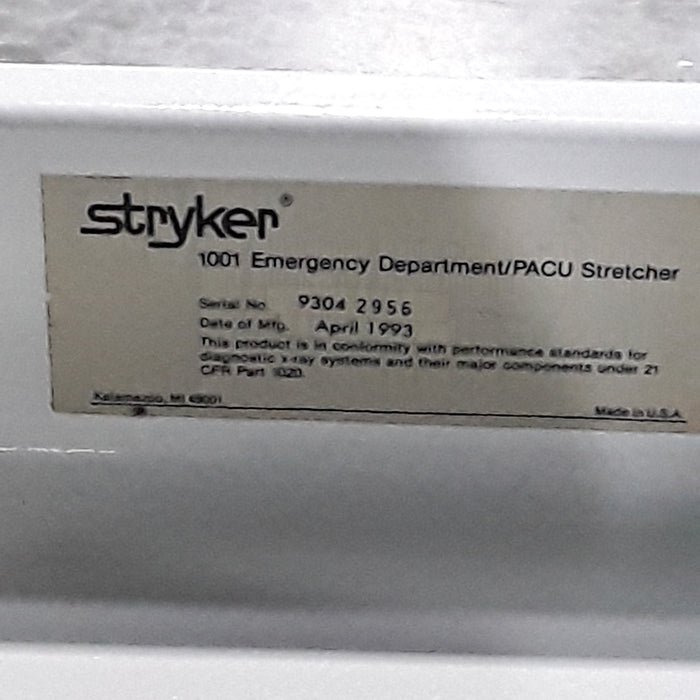 Stryker Medical Stryker Medical 1001 ED/PACU Stretcher Beds & Stretchers reLink Medical