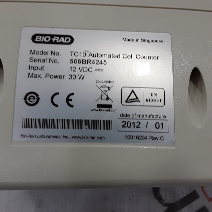 Bio-Rad Bio-Rad TC10 Automated Cell Counter Laboratory Research Lab reLink Medical