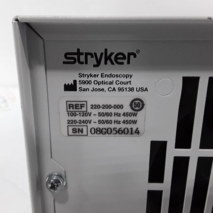 Stryker Medical Stryker Medical X8000 Light Source Rigid Endoscopy reLink Medical