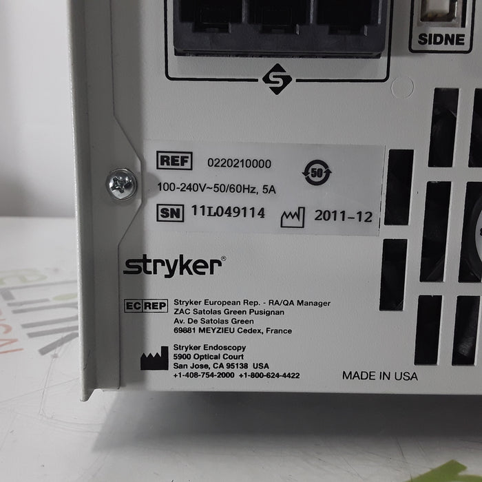 Stryker Medical Stryker Medical L9000 Light Source Rigid Endoscopy reLink Medical