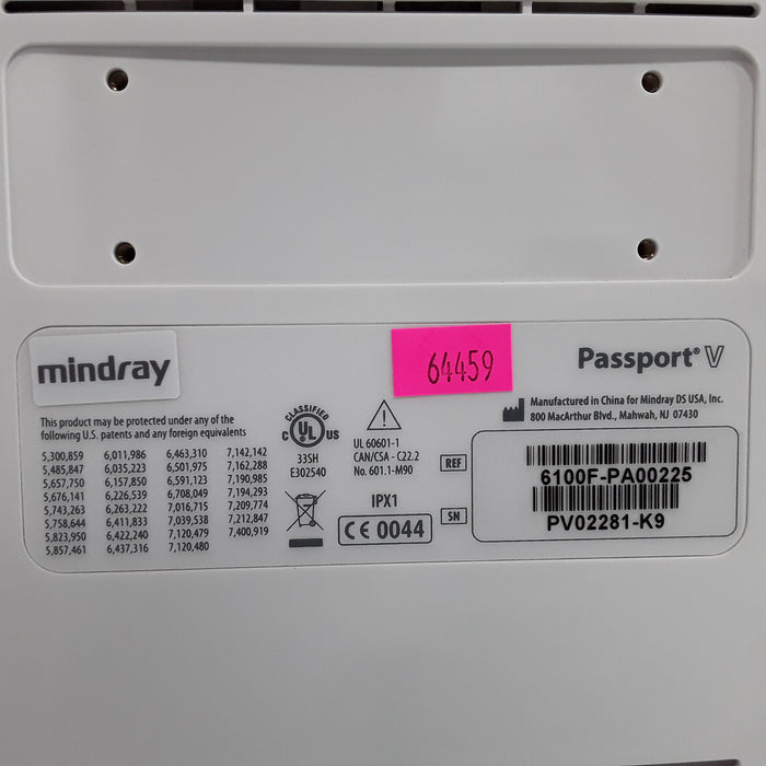 Mindray Medical Mindray Medical Passport V Patient Monitor Patient Monitors reLink Medical