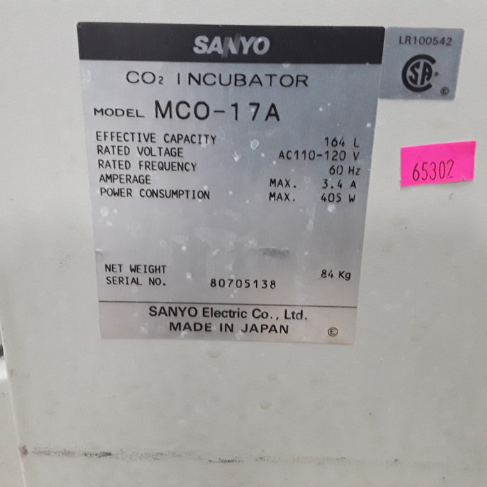 Sanyo Sanyo MCO-17AC CO2 Incubator Research Lab reLink Medical
