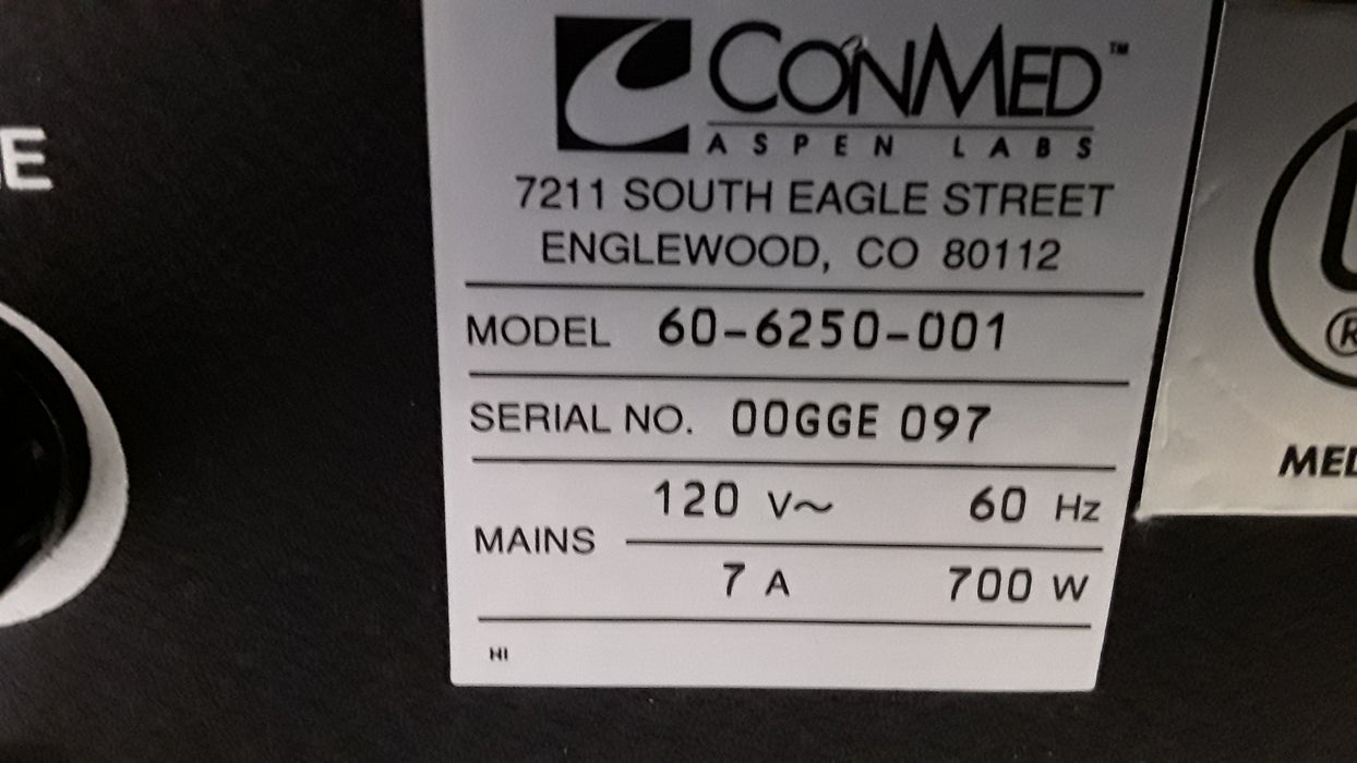 ConMed ConMed 60-6250-001 Aspen Excalibur Plus PC Electrosurgical Unit Electrosurgical Units reLink Medical