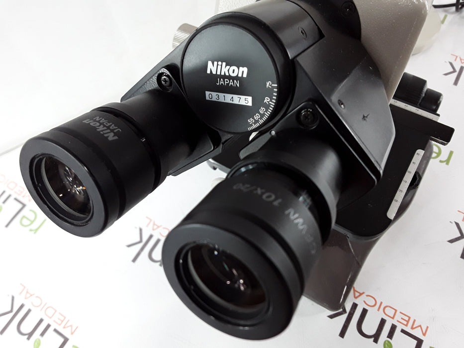 Nikon Labophot 2 Binocular Dual Head Teaching Microscope