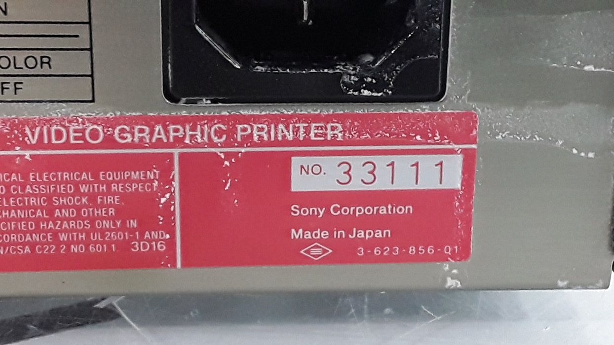 Sony Sony UP-895MD Video Graphic Printer Ultrasound reLink Medical