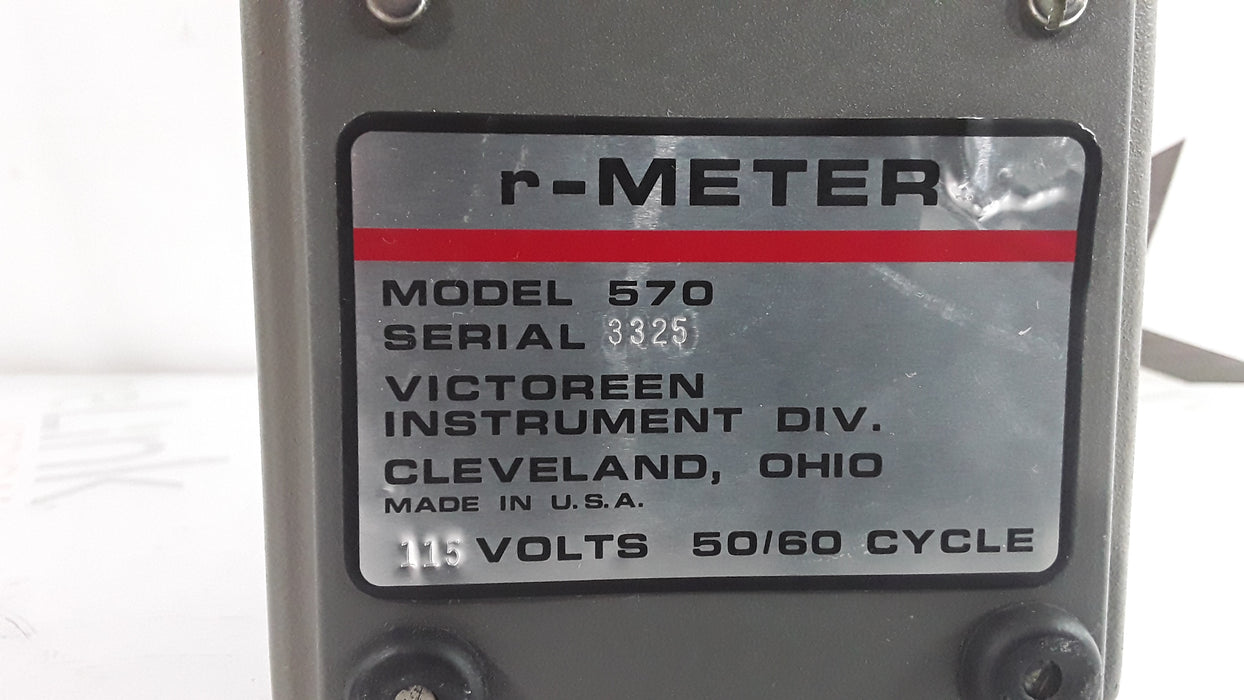 Victoreen Model 570 Radiation Condenser R-Meter X-Ray Meter