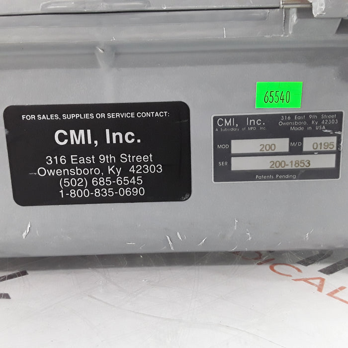 CMI Inc. Intoxilyzer 200 Breath Alcohol Testing Unit
