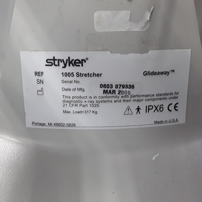 Stryker Medical 1005 Stretcher